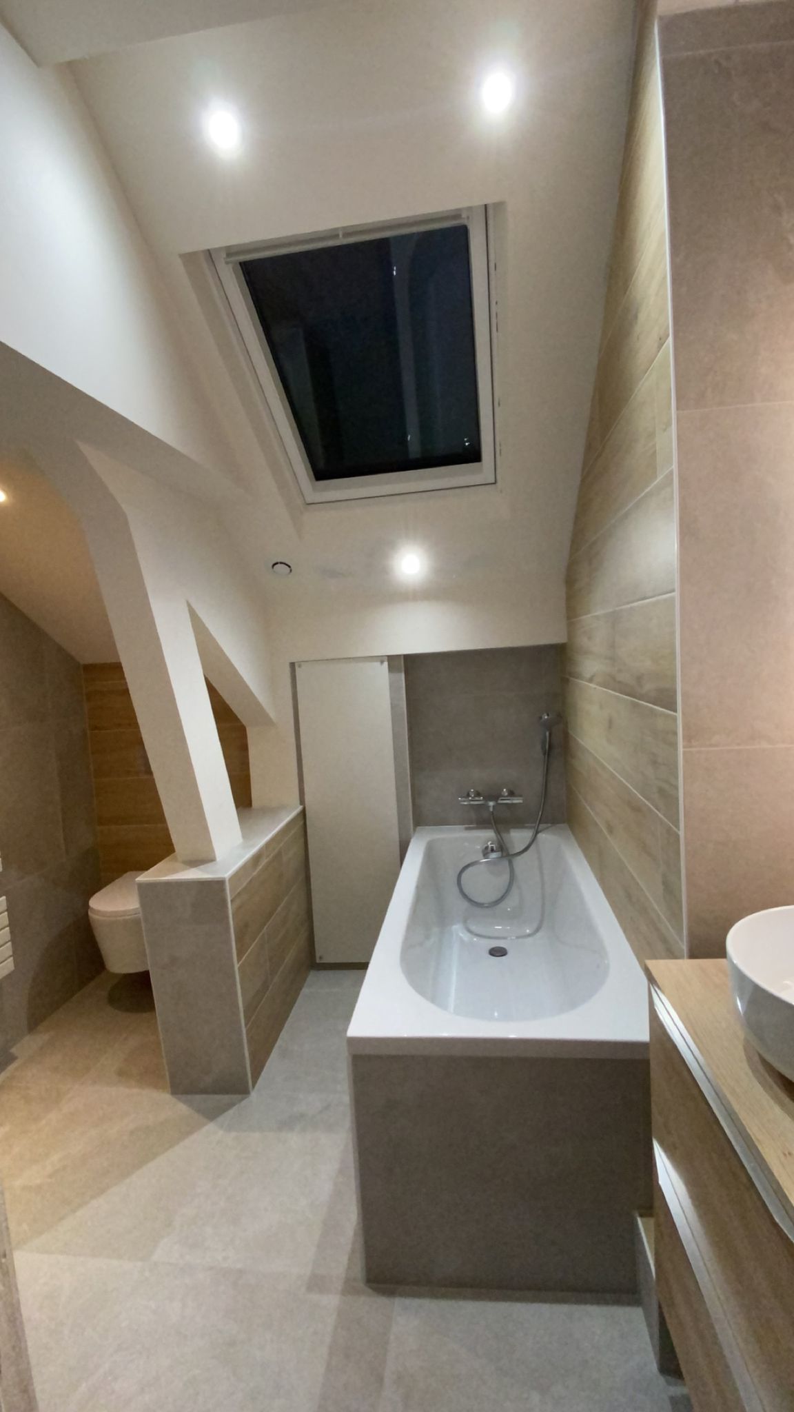 Vue d'ensemble rénovation intérieure